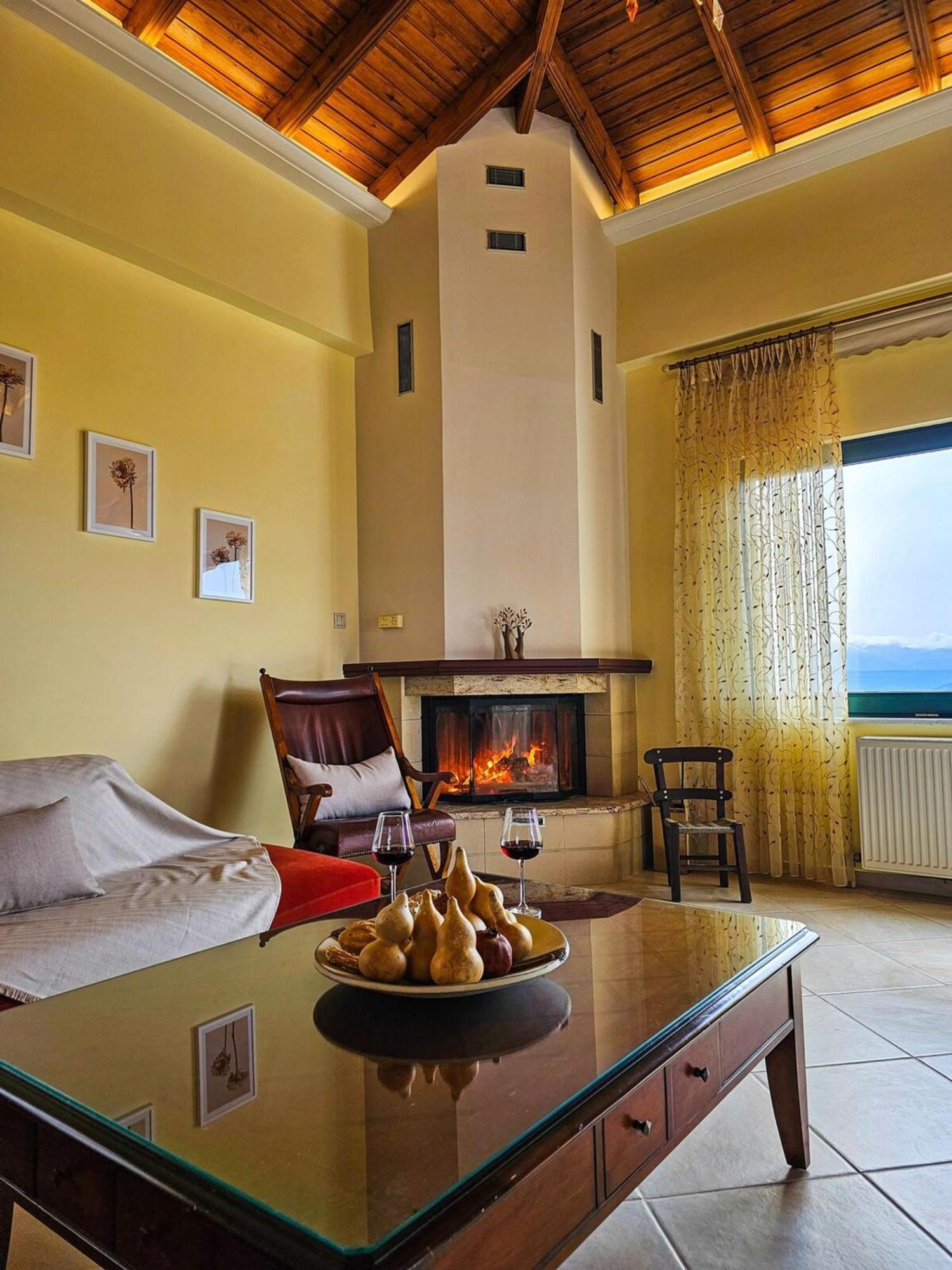 Villa Aitheras With Sea Views And Garden Στέρνες Εξωτερικό φωτογραφία