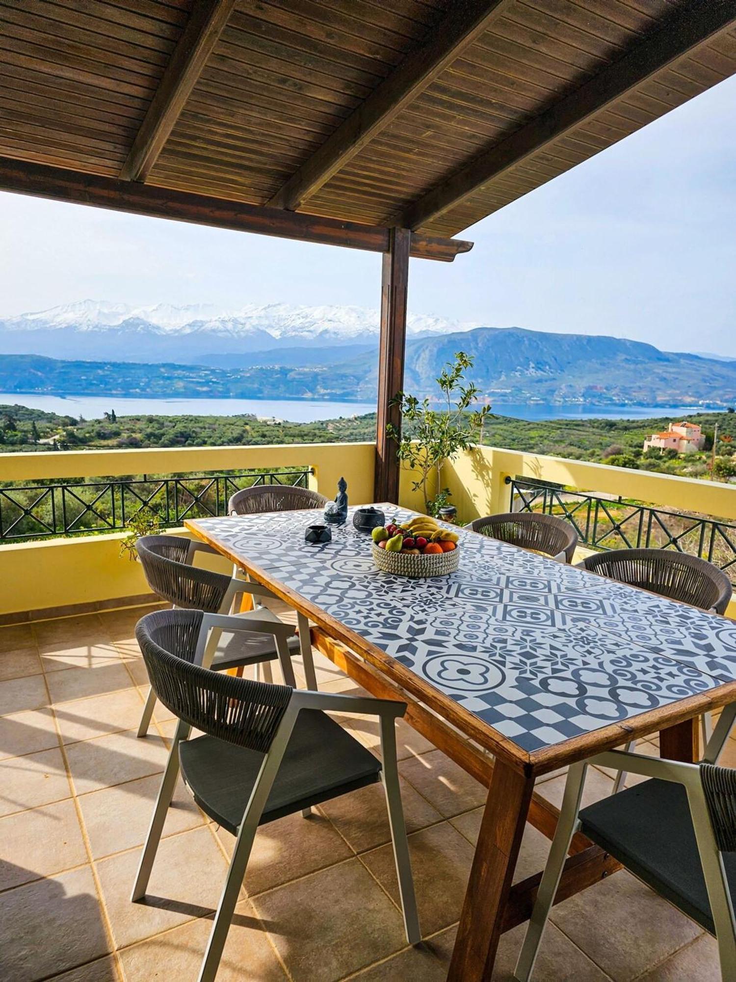 Villa Aitheras With Sea Views And Garden Στέρνες Εξωτερικό φωτογραφία